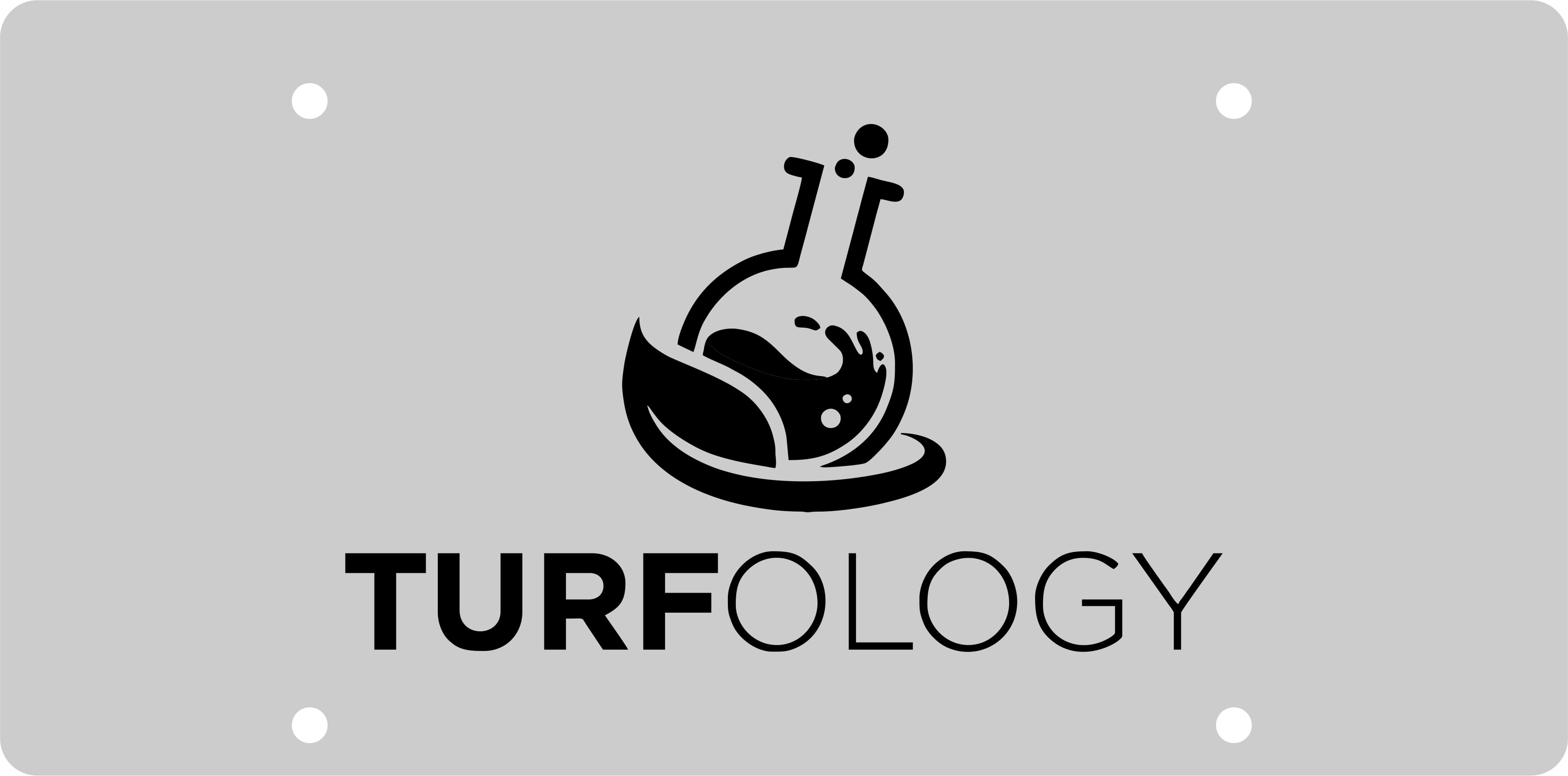 Turfology - Custom License plate